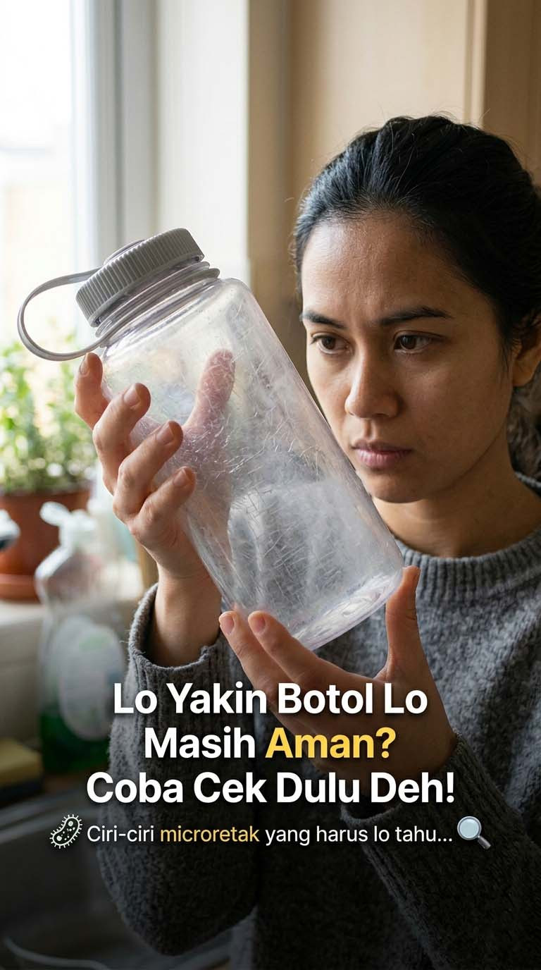 Lo Yakin Botol Minum Lo Masih Aman?  Coba Cek Dulu Deh!