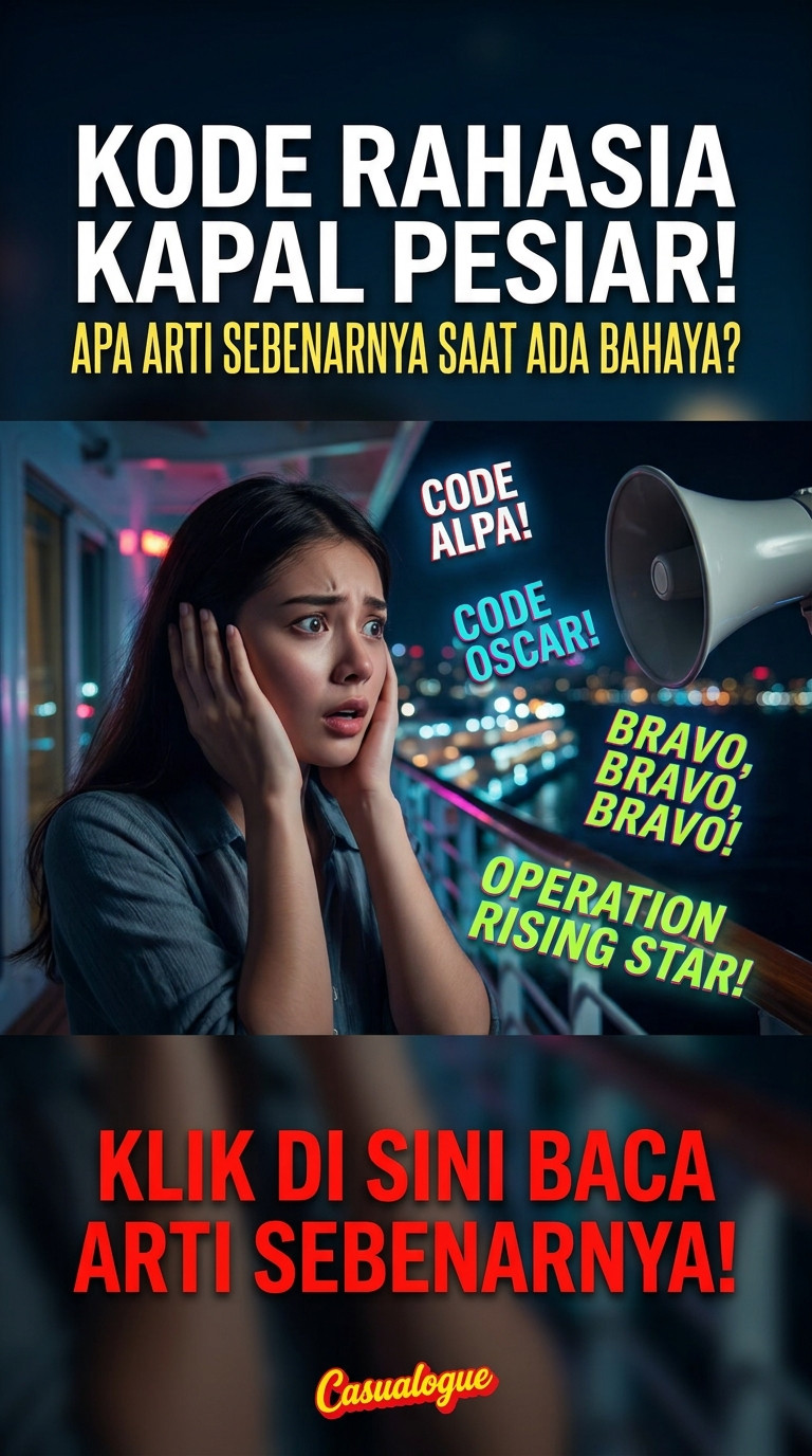 Arti Tersembunyi Kode Rahasia Kapal Pesiar Saat Ada Bahaya