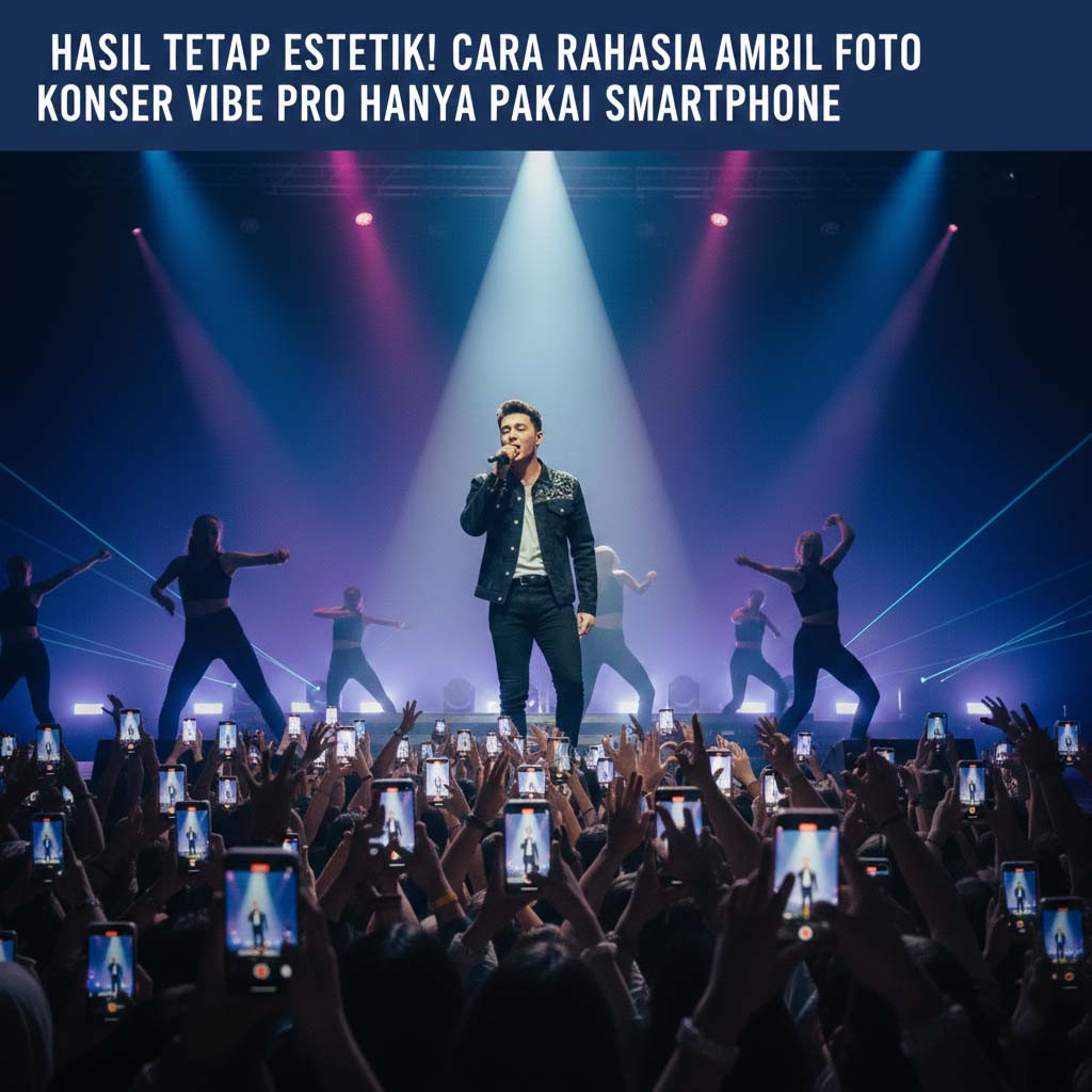 Hasil Tetap Estetik! Cara Rahasia Ambil Foto Konser 'Vibe Pro' Hanya Pakai Smartphone