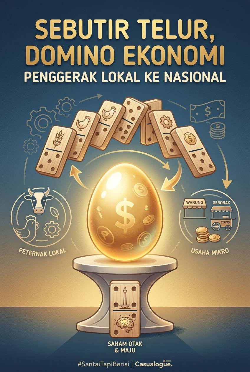 Emang Boleh Sebutir Telur Bikin Negara Kaya? Ini Rahasianya!