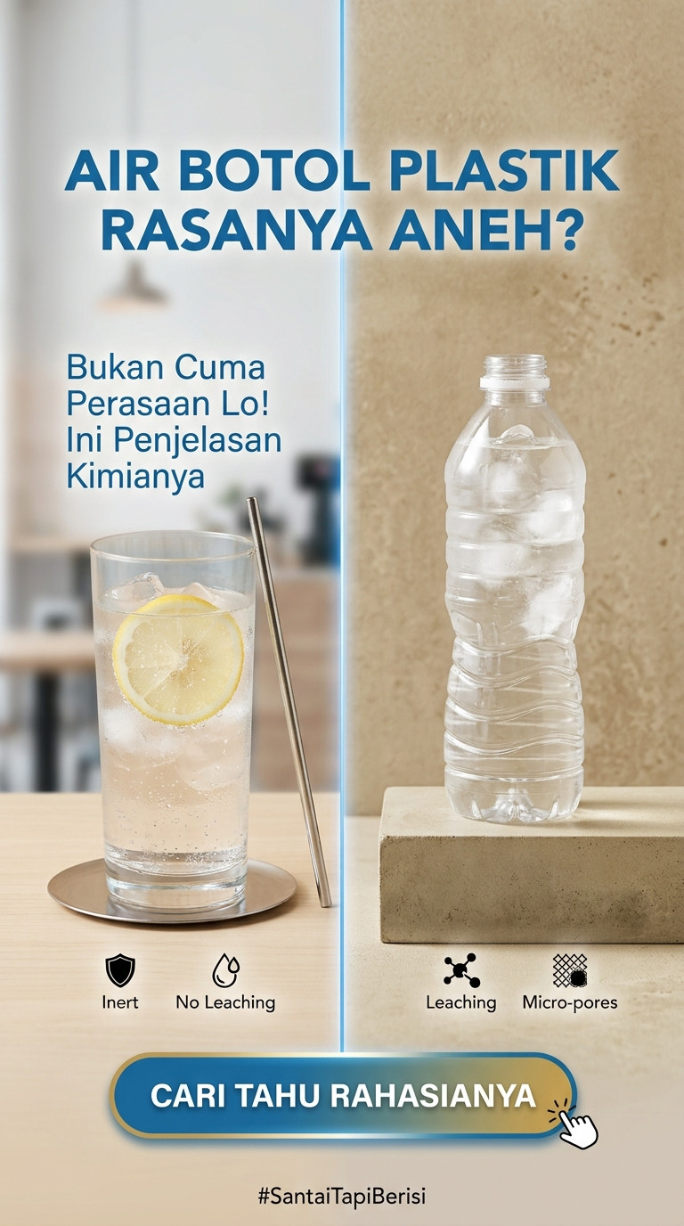 Rasa Air Bisa Berubah Gara-Gara Botol Plastik?